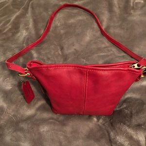 Coach Red Shoulder Bag